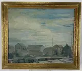 Untitled by Cesare A. Ricciardi, Oil on board, sold Apr 2021