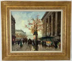 Untitled by Henri-Alexis Schaeffer, Oil on canvas, sold Apr 2021