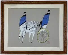 Greetings! by Jan Balet, Mixed media, sold Apr 2021
