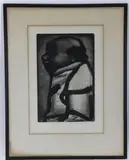 GR by Georges Rouault, Lithograph, sold Apr 2021
