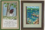 Soph and Little Troll by Wing Howard, Watercolor, sold Apr 2021