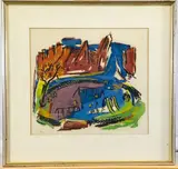 Playground by Helen Malta, Serigraph, sold May 2021