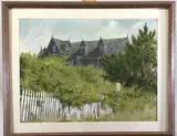 Untitled by Larry Schwinger, Oil on paper, sold May 2021