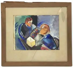 Untitled by Irving Katzenstein, Watercolor, sold Jun 2021
