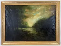 Untitled by Charles Alfred Meurer, Oil on canvas, sold Jul 2021