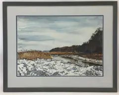 Untitled by Edwin Lennart Dahlberg, Watercolor, sold Jul 2021