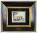 Two Cows by Paulus Potter, Lithograph, sold Aug 2021