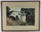 Untitled by Samuel Eldon Homsey, Watercolor, sold Aug 2021