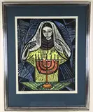 Sabbath by Irving Amen, Lithograph, sold Aug 2021