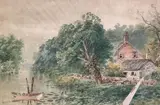 Untitled by Granville Perkins, Watercolor, sold Aug 2021