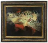 Untitled by Emilie Des Atlee, Oil on canvas, sold Aug 2021