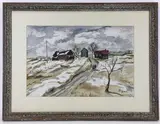 Untitled by Bruce Mitchell, Watercolor, sold Aug 2021