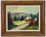 Untitled by Cesare A. Ricciardi, Oil on board, sold Aug 2021