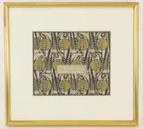Wandbehang Die Reifezeit by Koloman Moser, Lithograph on paper, sold Aug 2021