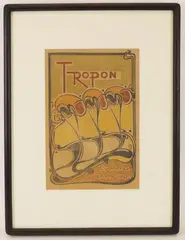 Tropon by Henry van de Velde, Lithograph, sold Aug 2021