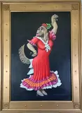 Spainiel by David Vedoe, Oil on canvas, sold Sep 2021