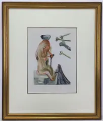 Divine Comedy Suite - Hell by Salvador Dalí, Lithograph, sold Sep 2021