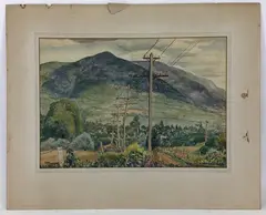 Untitled by Edward Staloff, Watercolor, sold Oct 2021