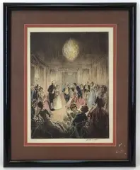 Untitled by Walter Ernest Tittle, Etching, sold Oct 2021