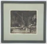 Untitled by George A. Bradshaw, Etching, sold Oct 2021