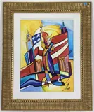 New York State of Mind by Alfred Alexander Gockel, Giclee, sold Oct 2021