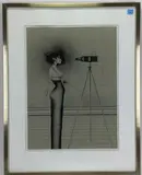 Frau im Sassel by Paul Wunderlich, Lithograph, sold Oct 2021
