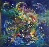 Untitled by Gerald Pogach, Oil on canvas, sold Oct 2021