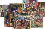 Untitled by Helen Malta, Watercolors (7), sold Oct 2021