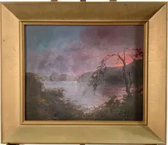 Rio by Francisco Coculilo, Oil on canvas, sold Oct 2021