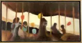 Carousel by Hal Singer, Oil on canvas, sold Oct 2021