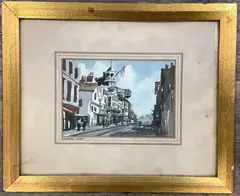 Guildford, Surrey by Bruce Johnson, Watercolor, sold Oct 2021