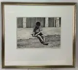 Miguel by Jack Bookbinder, Etching, sold Oct 2021