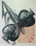 Two Urns by Phoebe Adams, Etching, sold Oct 2021