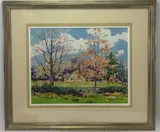 Fall, St. Davids by William Alfred Hofstetter, Watercolor SLR and titled en verso "Fall, sold Oct 2021