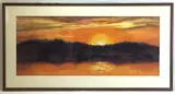 A Day's Grand Finale by Joseph Hoover, Watercolor, sold Nov 2021