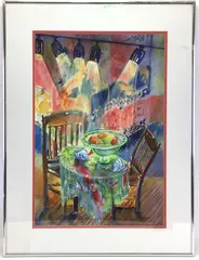 Untitled by Joseph Hoover, Watercolor, sold Nov 2021
