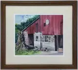 Along Swamp Pike by Joseph Hoover, Watercolor, sold Nov 2021