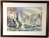 Down the River, by Howard Noel Watson, Watercolor, sold Nov 2021