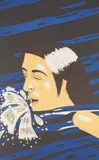 Olympic Swimmer by Alex Katz, 1976, silkscreen, sold Nov 2020