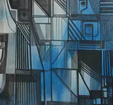 Untitled by Roberto Burle Marx, 1987, acrylic on cotton cloth, sold Nov 2020