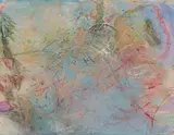 Untitled by Maureen McCabe, 1974, pastel on pastel board, sold Nov 2020