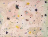 Evil Blood by Maureen McCabe, 1973, mixed media on board, sold Nov 2020