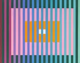 Untitled (Agamograph) by Yaacov Agam, serigraph, sold Nov 2020