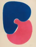 Untitled by Mel Green, 1978, pastel on paper, sold Nov 2020