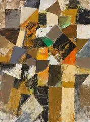 Untitled by Irving B. Haynes, 1992, acrylic on paper, sold Nov 2020