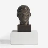 Miniature Model for Justice by Diana Moore, 1991, bronze on wooden base, sold Nov 2020