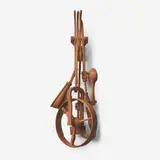 Untitled (Wall piece) by John Anderson, carved ash wood, sold Nov 2020