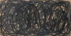 Sem Título by Carlos Zílio, 2005, oil on canvas, sold Nov 2020