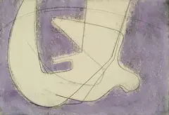 Untitled by Benoît Gilsoul, pastel on paper, sold Nov 2020