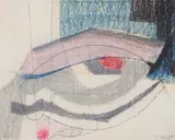 Dieu Regarde la Création by Benoît Gilsoul, charcoal and pastel on paper, sold Nov 2020